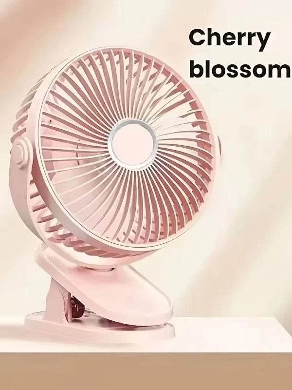 Multi-Angle Clip-On Circulating Fan
